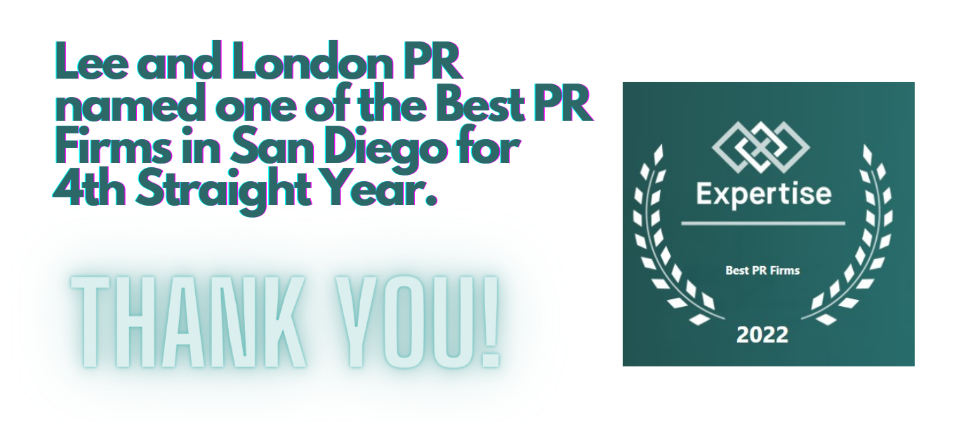 Expertise.com Names Lee and London PR a Top Agency in San Diego for Fourth Consecutive Year