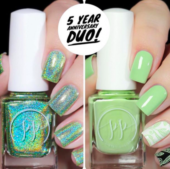 Painted Polish Moves Headquarters to San Diego + Celebrates 5-Year Anniversary with Pretty Peridot Duo