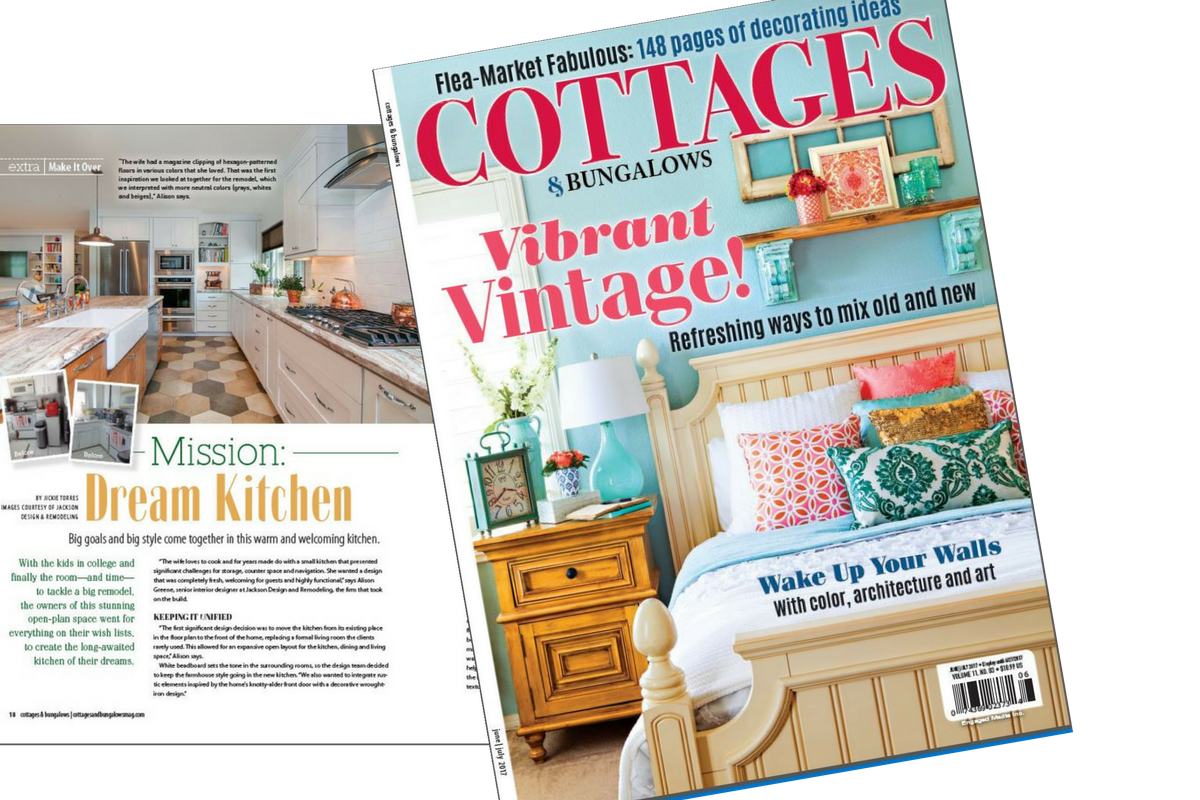 Client JDR in Summer Issue of Cottages & Bungalows