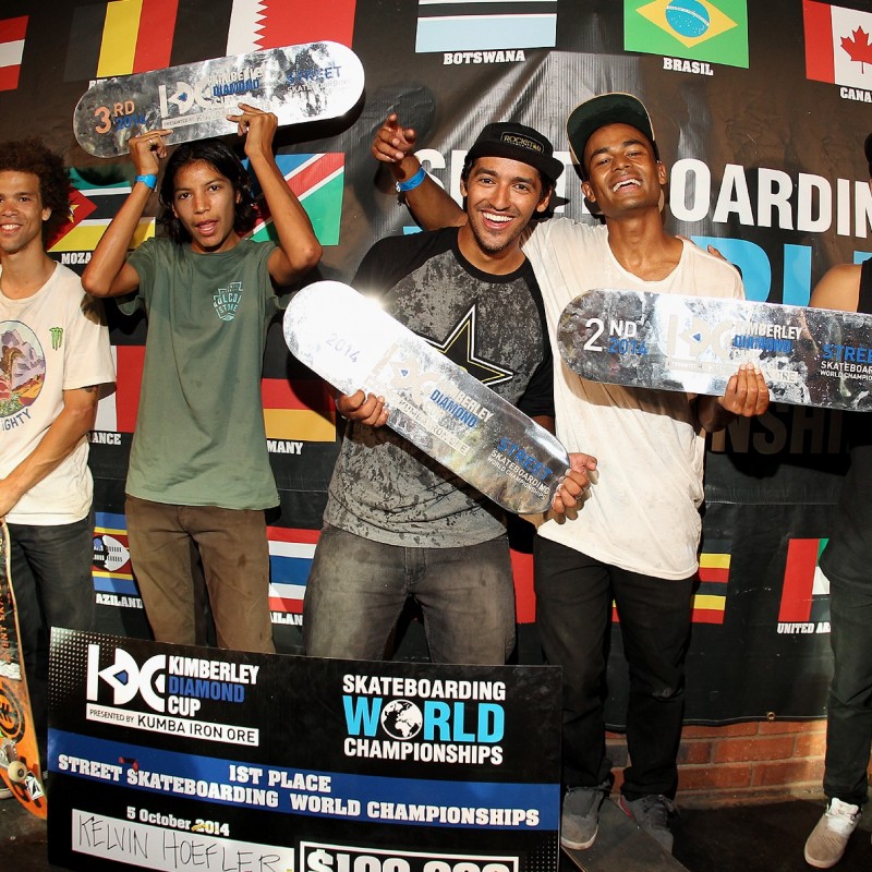 Brazilian Kelvin Hoefler Edges Out Australian Tommy Fynn to Win World Skateboarding Championships at Kimberley Diamond Cup