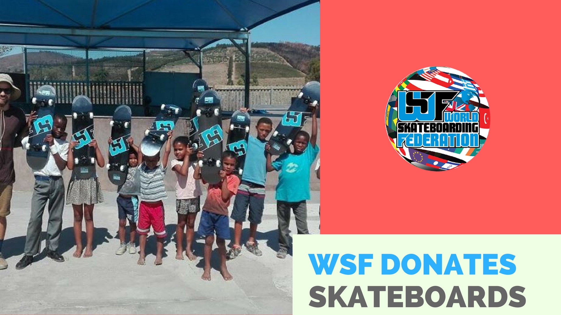 World Skateboarding Federation Donates Decks to South African Youth